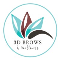 3D Brows and Wellness logo, 3D Brows and Wellness contact details