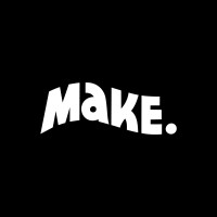 MaKE. logo, MaKE. contact details