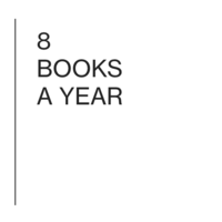 8 BOOKS A YEAR logo, 8 BOOKS A YEAR contact details