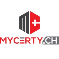 MyCerty logo, MyCerty contact details