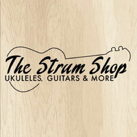 The Strum Shop logo, The Strum Shop contact details