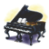 The Piano Maven logo, The Piano Maven contact details