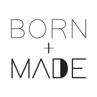 BORN + MADE logo, BORN + MADE contact details