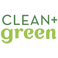 The Clean+Green Company logo, The Clean+Green Company contact details