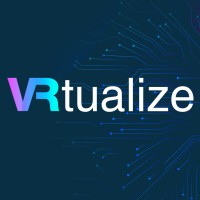 VRtualize logo, VRtualize contact details