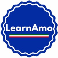 LearnAmo logo, LearnAmo contact details