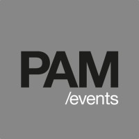 PAM/events logo, PAM/events contact details