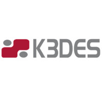 K3DES Inc. logo, K3DES Inc. contact details