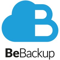 BeBackup logo, BeBackup contact details