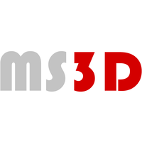 MS3D office supplies & 3D printing logo, MS3D office supplies & 3D printing contact details