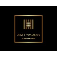 AiM Translators logo, AiM Translators contact details