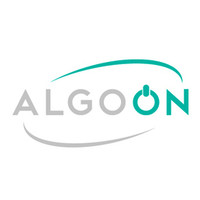 AlgoON logo, AlgoON contact details