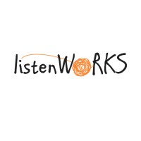 ListenWorks logo, ListenWorks contact details