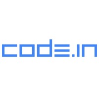 Code.in logo, Code.in contact details