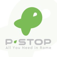 P.Stop logo, P.Stop contact details