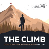 The Climb Podcast logo, The Climb Podcast contact details