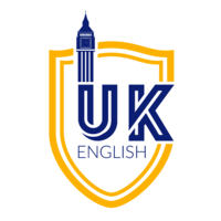 UK English logo, UK English contact details