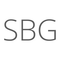 SBG logo, SBG contact details