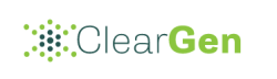 ClearGen logo, ClearGen contact details