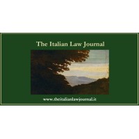 The Italian Law Journal logo, The Italian Law Journal contact details