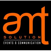 AMT SOLUTION • E v e n t s  &  C o m m u n i c a t i o n • logo, AMT SOLUTION • E v e n t s  &  C o m m u n i c a t i o n • contact details