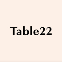 Table22 logo, Table22 contact details