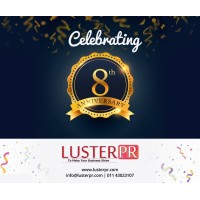 Luster PR logo, Luster PR contact details