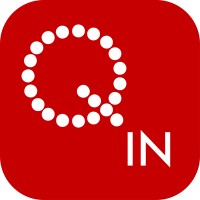 Q-IN logo, Q-IN contact details