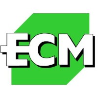 E.C.M. logo, E.C.M. contact details