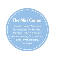 The Miri Center, The Miri Center, A School Based Psychological Corporation logo, The Miri Center, The Miri Center, A School Based Psychological Corporation contact details