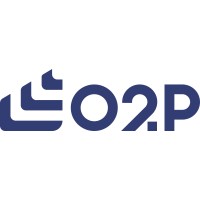 O2P logo, O2P contact details