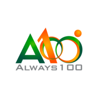 Always100 logo, Always100 contact details