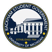 Rackham Student Government, University of Michigan logo, Rackham Student Government, University of Michigan contact details