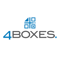 4Boxes logo, 4Boxes contact details