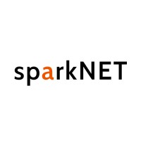 sparkNET logo, sparkNET contact details