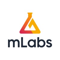 mLabs logo, mLabs contact details