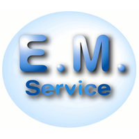 E.M. Service Group logo, E.M. Service Group contact details