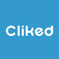 Cliked logo, Cliked contact details