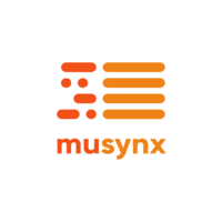 MusynX logo, MusynX contact details