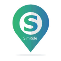 SimRide logo, SimRide contact details