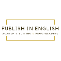 Publish in English logo, Publish in English contact details