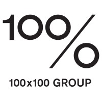 100x100 GROUP logo, 100x100 GROUP contact details