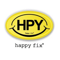 Happy Fix logo, Happy Fix contact details