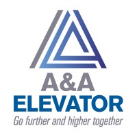 A&A Elevator logo, A&A Elevator contact details