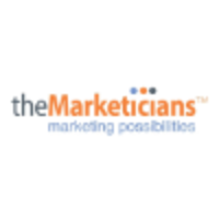 the Marketicians logo, the Marketicians contact details