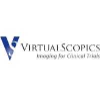 VirtualScopics logo, VirtualScopics contact details