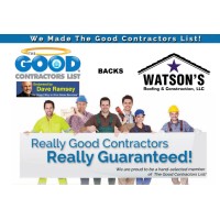 Watson's Roofing & Construction, LLC logo, Watson's Roofing & Construction, LLC contact details