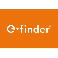 E-finder logo, E-finder contact details