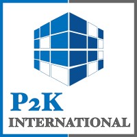 P2K International logo, P2K International contact details