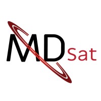 MD-Sat logo, MD-Sat contact details